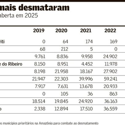 Desmatamento no Brasil cai abaixo 1 milhão de ha pela primeira vez desde 2019