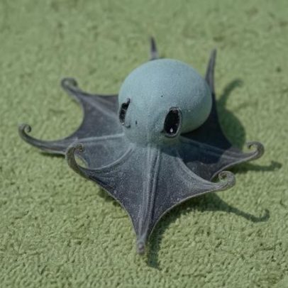 Polvo azul minúsculo é nova espécie descoberta no fundo do oceano