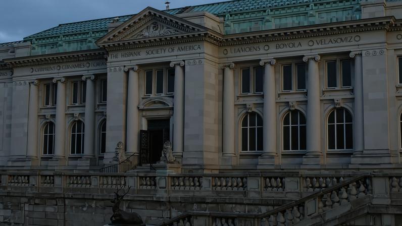 The Hispanic Society of America building in Washington Heights.