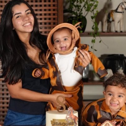 Ary Mirelle comemora 8 meses do filho caçula, apelidado de 'Vaqueirinho'