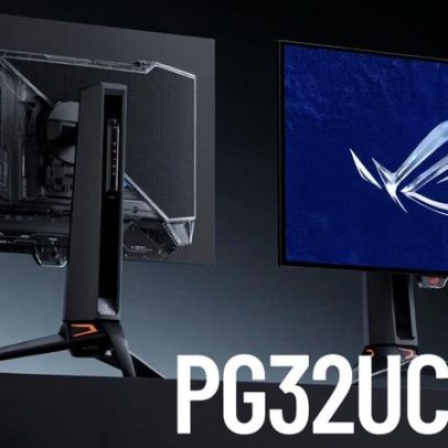 ASUS apresenta monitor ROG Swift OLED PG32UCWM de 32” para gamers exigentes