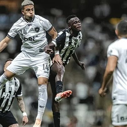 Atlético-MG vacila nos acréscimos e empata com o Botafogo