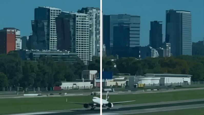 Avião arremete após tentar pousar no Aeroparque, em Buenos Aires
