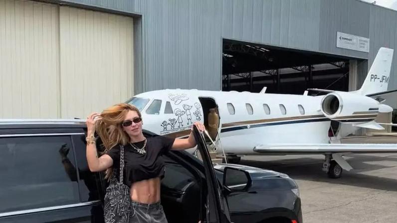 Jato de Virginia Fonseca, um Cessna Citation Sovereign