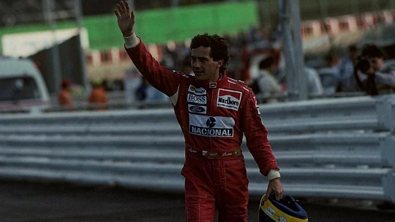 Ayrton Senna, Grand Prix of Japan, Suzuka, 24 October 1993. (Photo by Paul-Henri Cahier/Getty Images)