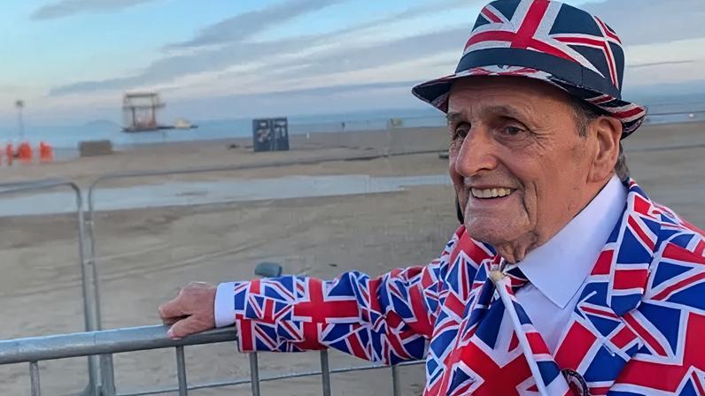 Terry Hutt said he was nicknamed "The Union Jack Man" by the late Queen Elizabeth II