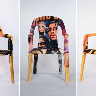 Cadeiras de Bad Bunny se destacam no cenário artístico global