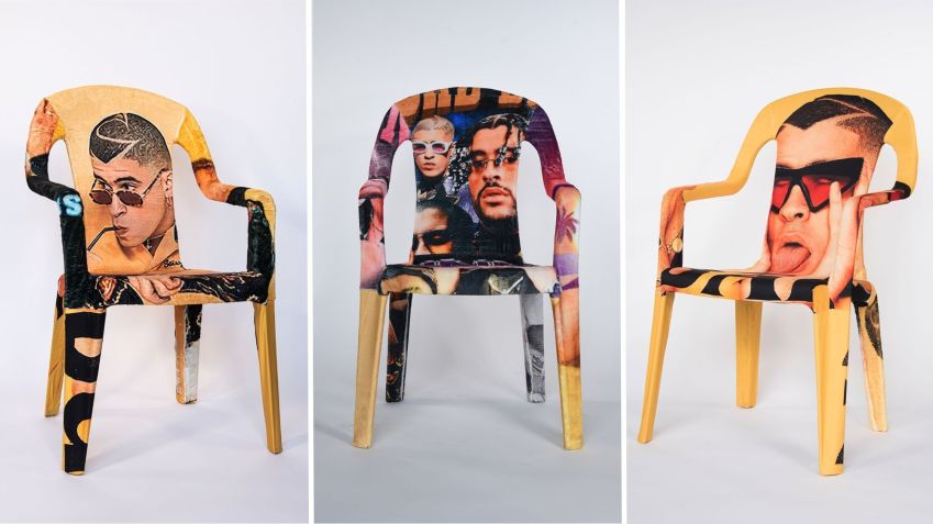 As cadeiras de Bad Bunny que estão dominando o mundo da arte • Courtesy Edra Soto via CNN Newsource