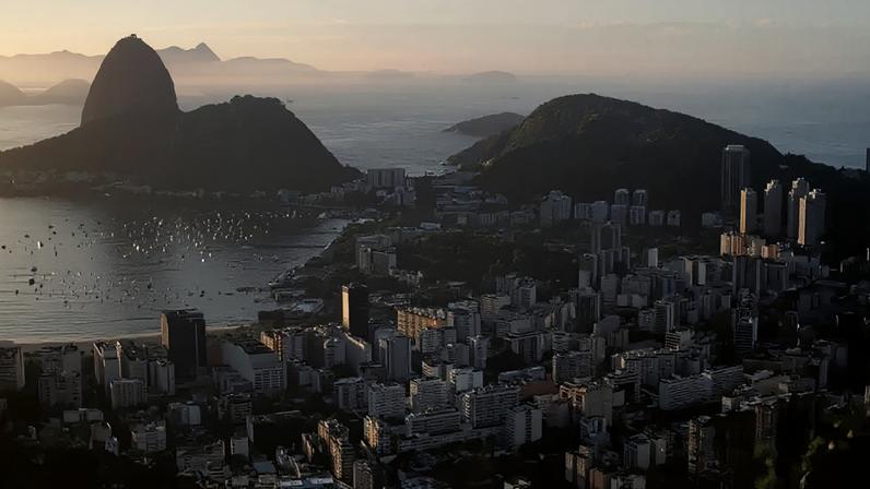 Vista do Flamengo no Rio de Janeiro