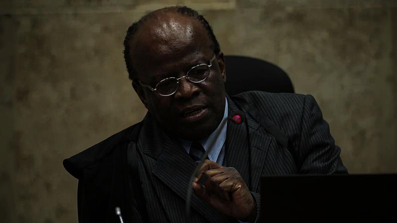 Joaquim Barbosa durante o julgamento do Mensalão — Foto: Carlos Humberto/SCO/STF