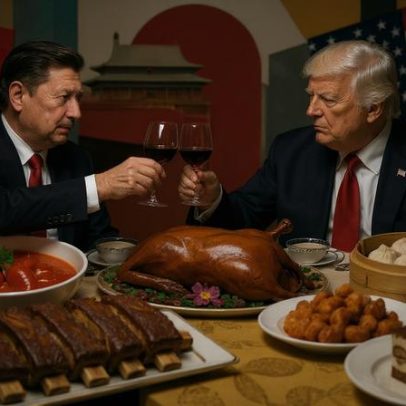 Banquete entre Xi Jinping e Trump e a incerteza da situação global