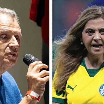 Leila diz que presidente do Flamengo tem alucinação pelo Palmeiras