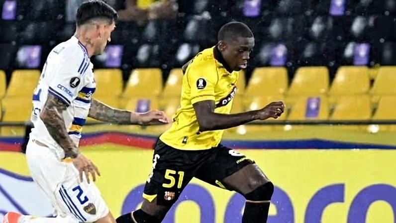 Barcelona-EQU e Boca Juniors se enfrentaram pela Copa Libertadores