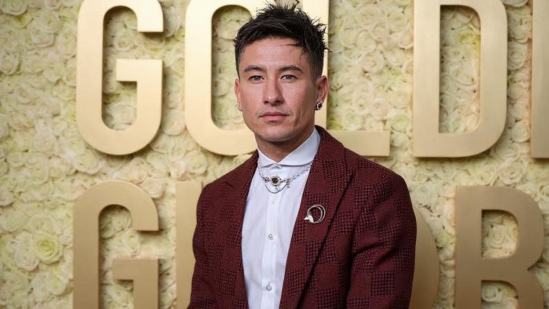 Barry Keoghan no Globo de Ouro 2024 — Foto: Getty