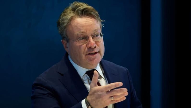 Olaf Sleijpen, membro do Banco Central Europeu, em 24 de março de 2026