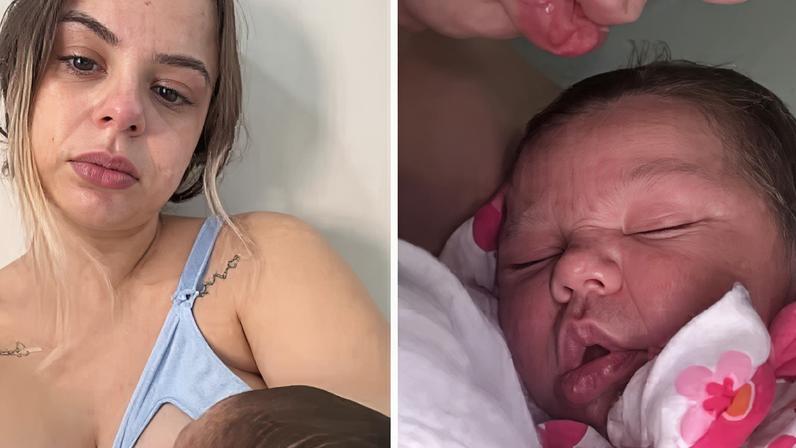 “Não beije bebês”: mãe viraliza com alerta após recém-nascida ficar doente