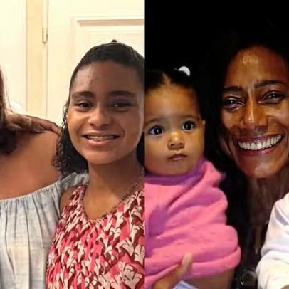 Caçula de Glória Maria assiste show de Shakira em apartamento de Narcisa
