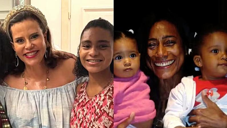 Ela cresceu! Caçula de Glória Maria curte show de Shakira em apartamento luxuoso de Narcisa — Foto: Reprodução/Instagram