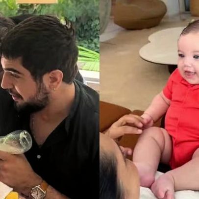 Rafa Kalimann volta ao trabalho; Nattan cuida da filha pela primeira vez