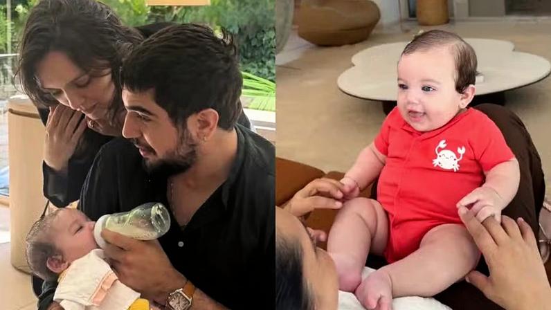 Rafa Kalimann retorna ao trabalho e Nattan cuida da filha sozinho pela primeira vez: 'Deus nos ajude'
