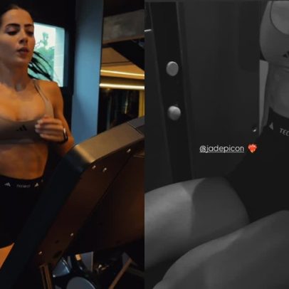 Jade Picon retorna ao Brasil e inicia semana com treino intenso