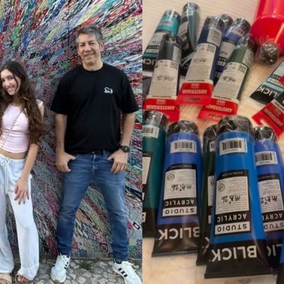 Ingrid Guimarães expõe estoque de tintas do marido após acusação de compras excessivas