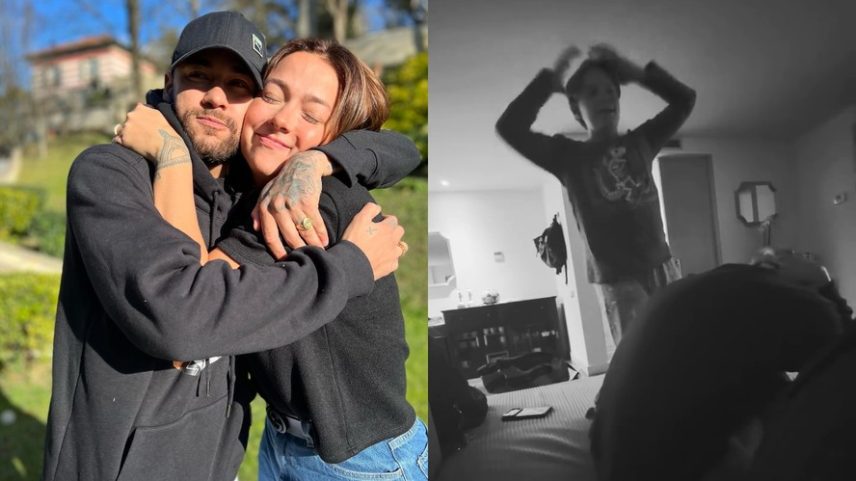Carol Dantas celebra convocação de Neymar para a Copa e flagra reação do filho Davi Lucca: 'O rei voltou'