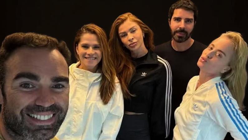 Ingrid Guimarães, Angélica e Grazi treinam juntas — Foto: Reprodução/Instagram