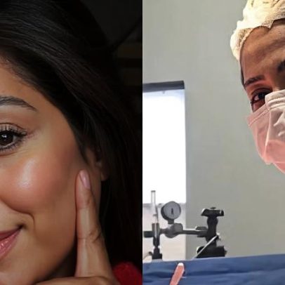 Grávida Laís Caldas é criticada por cesariana e se defende dizendo que é médica