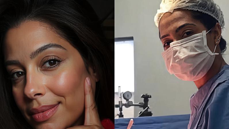 Grávida, Laís Caldas é criticada por escolher cesariana e se defende: 'Sou médica' — Foto: Reprodução/Instagram