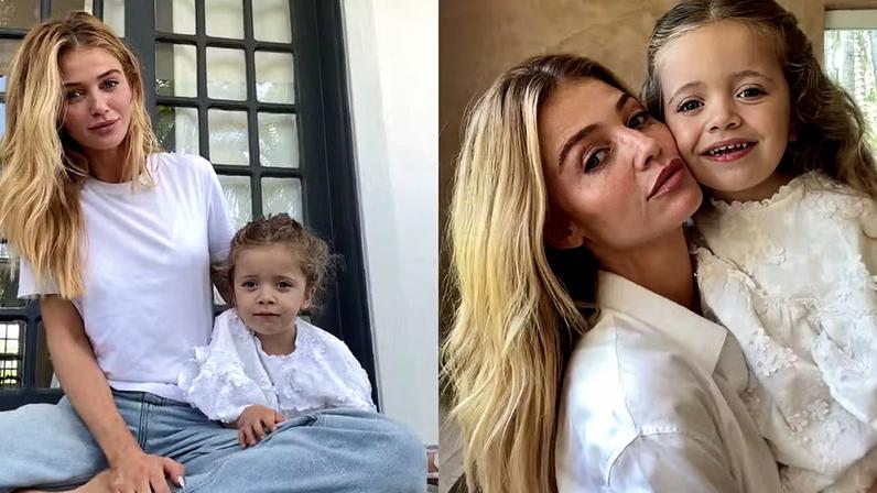 Filha de Pedro Scooby e Cintia Dicker, Aurora posa ao lado da mãe e semelhança impressiona