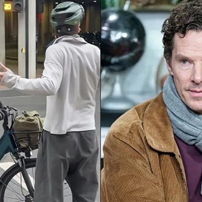 Benedict Cumberbatch se envolve em discussão acalorada com ciclista