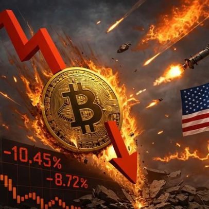 Bitcoin fica perto de US$ 77 mil com ataques no Irã e ETFs no radar