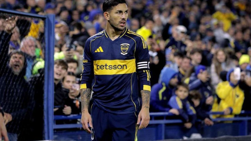 Leandro Paredes (Boca Juniors) durante jogo contra o Huracán, no dia 09.05.2026.