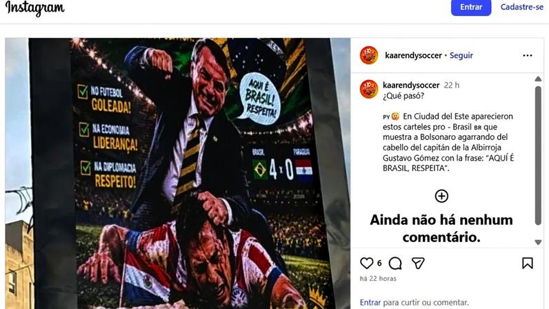 Imagens foram bastante difundidas nas redes sociais: principal suspeita é de ataque hacker (Foto: Reprodução/Instagram)