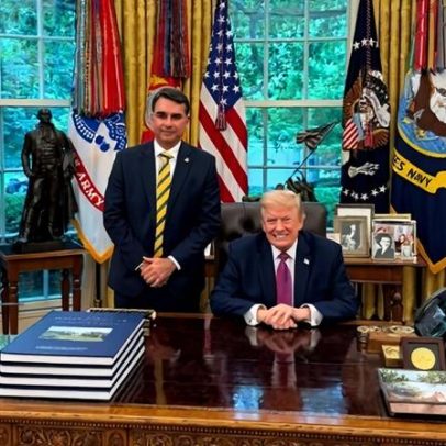 Trump elogia Lula em reunião com Flávio Bolsonaro