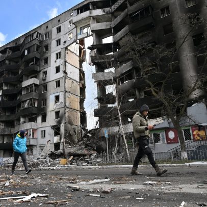 Kiev é atingida por ataque maciço de mísseis balísticos.
