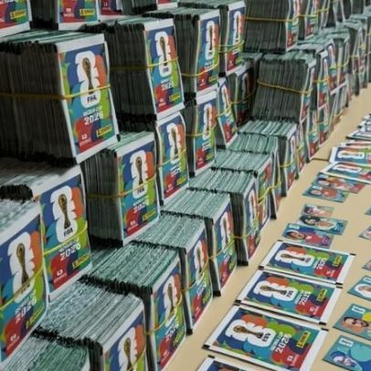 Polícia apreende 200 mil figurinhas falsificadas do álbum da Copa no RJ