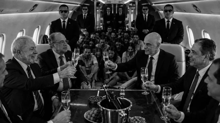 Enquanto alguns têm privilégios e podem tudo, a maioria sofre com censura e criminalidade. (Foto: Imagem criada utilizando ChatGPT/Gazeta do Povo)