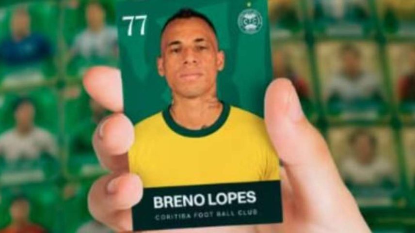 Breno Lopes até virou figurinha em álbum da Copa de 2026