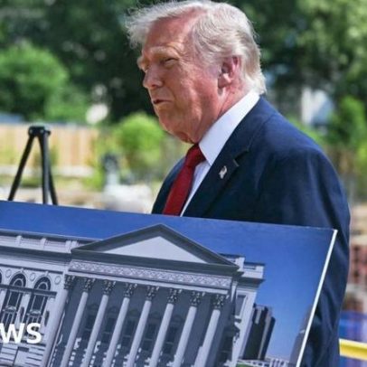 Trump anuncia salão da Casa Branca à prova de drones com apoio militar