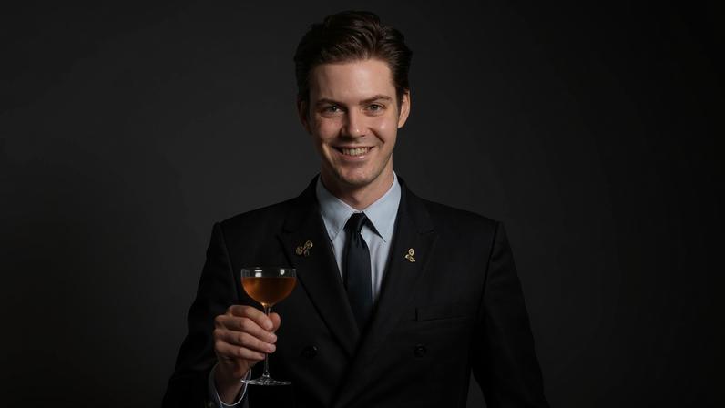 Romain de Courcy, chef mixologue au Ritz.
