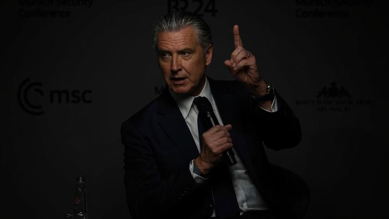 O governador da Califórnia, Gavin Newsom. (Foto: RONALD WITTEK/EFE/EPA)