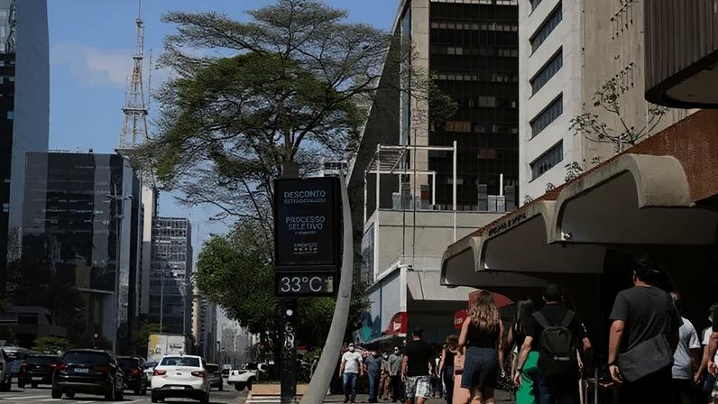 Temperatura em São Paulo aumentou 2,8 °C em 125 anos, aponta estudo