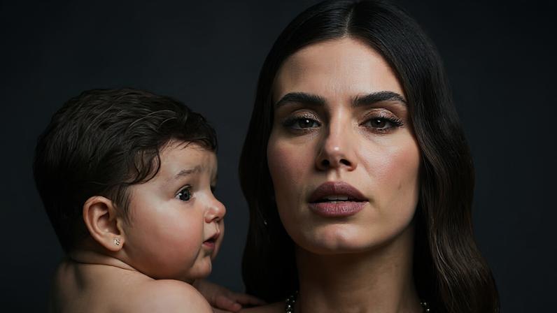 Camila Queiroz mostra rosto da filha pela primeira vez e emociona fãs nas redes