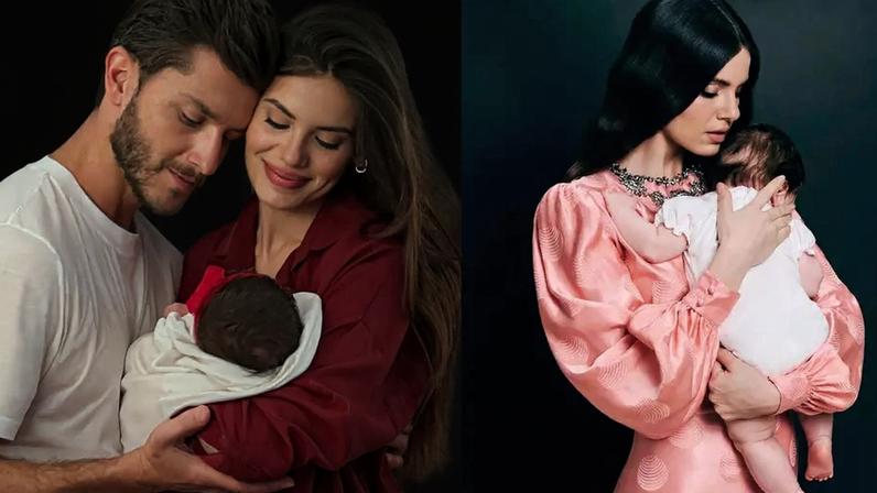 Camila Queiroz revela o rosto da filha em ensaio de Dia das Mães