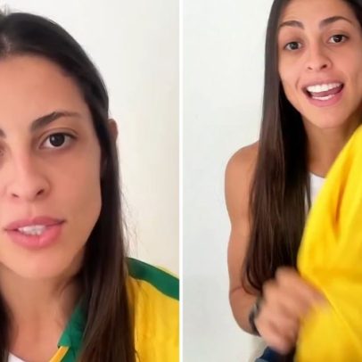 Filha de Romário exibe camisa histórica do pai