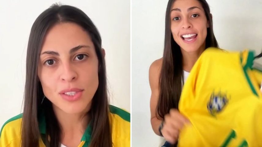 Filha de Romário mostra camisa que ganhou do pai: 'Vale mais do que qualquer coisa no meu guarda-roupa' — Foto: Reprodução/ Instagram