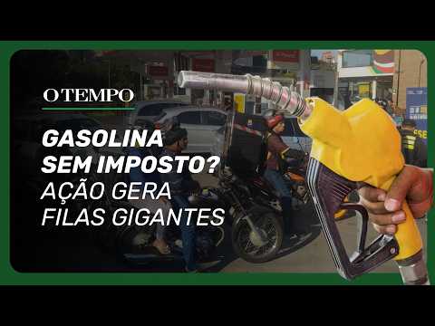 Além da gasolina, o diesel também foi vendido sem impostos na capital mineira.