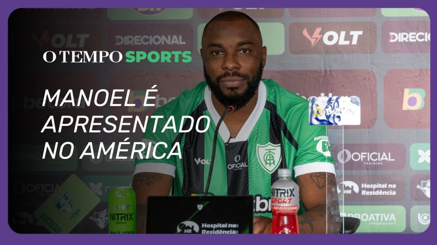 O Tempo Sports acompanhou a apresentação do novo reforço do América, o zagueiro Manoel, ex-Cruzeiro, Fluminense e Corinthians